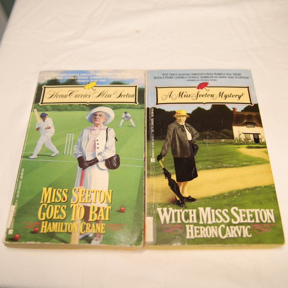 Miss Seeton Mystery Book Lot Witch Miss Seeton & Miss Seeton Goes to Bat PB